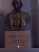 A bust of Andrew Jackson, located in the Tennessee capitol state building
