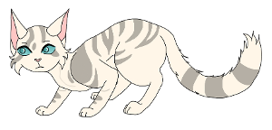 This is my Warrior Cat OC drawn for me by Rose on WCO lol -K