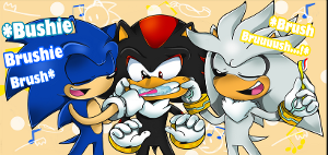 Shadow: *fights the urge to kill Sonic and Silver*