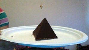My chocolate pyramid. :P