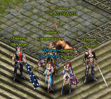 Me and my Wartune guild when we first started. I'm the Guild Master :)