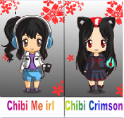 Chibi Crimson and I