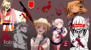 Old Himiko Toga Wallpaper I made in Middle School :}