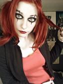 me in my harley quinn make up