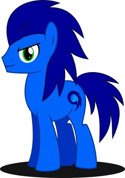 Sonic the hedgehog as a pony (For Camille the Hedgehog)