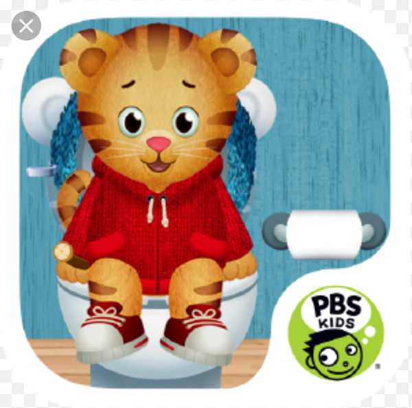 they actually showed Daniel Tiger using the bathroom lmao