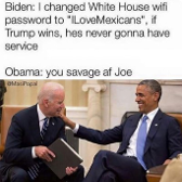 VP Joe Biden is SAVAGE