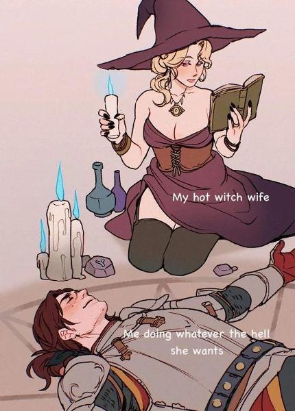 I want a hot witch wife-