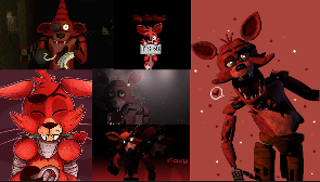 Old Foxy Wallpaper I made in middle school :}