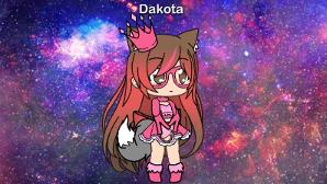 I love myself in GachaLife(my hair is not pink and brown, not long either, only red streaks in hair