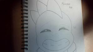 I drew monster kid...