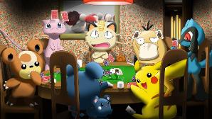 Pokemon left: Psyduck  Teddisua blue mouse Pokemon and Riolou!