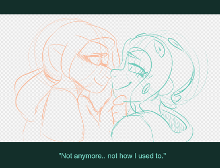 cute panel of an angsty comic
