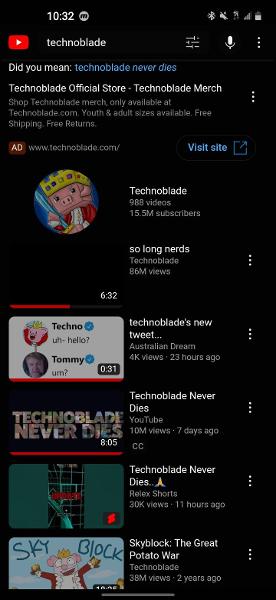 Yes Youtube, Technoblade Never Dies ❤??