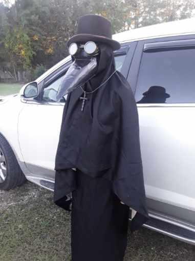 Halloween costume my dad made. Took five hours to make.