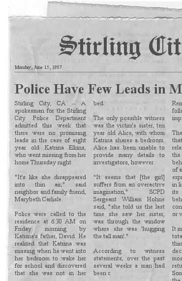 Another weird newspaper.this time it mite be slenderman.