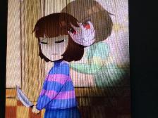 This is me and my friend no lye I'm frisk ( not the real me tho )