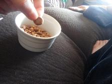 Ever see a cheerio without a hole? Well I did-
