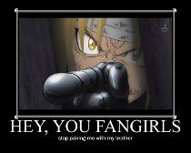 WHY WOULD YOU SHI-Uggg... Fangirls these days... I'll get my gun ready to put holes in that ship.