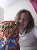 not really just eating cheetos. xD