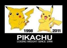 Tell me your  weight loss secret pikachu!