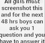 Oh god there’s a girl version of this to but ask away!