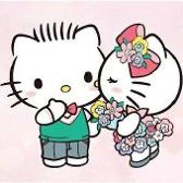 hello kitty n her butch girlfriend daniel <3 i want what they have