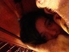 I'm soo cold DX my nose and feet are cold! AND I'M IN A FLUFFY BLANKET! DX
