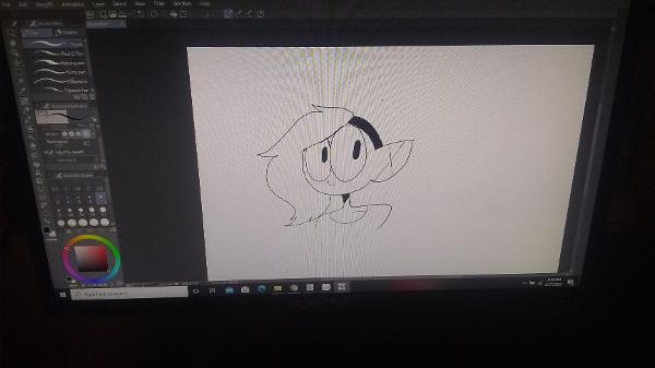 First lil drawing using the tablet (took me 5 hrs to figure out)