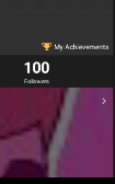 100 followers!!! :0