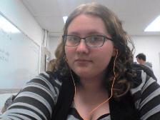When you get bored enough in Spanish to take a pic of yourself. (Which I never do XD)