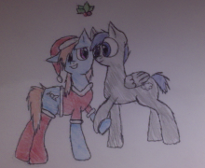 Hey look! A MLP Christmas drawing!