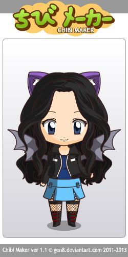 Melody the Hedgebat as a chibi!