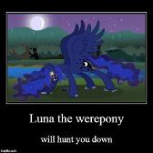 I didn't even think Luna was a werepony