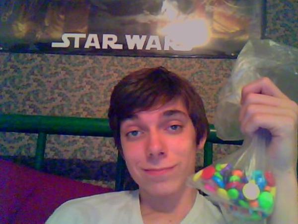 My pound of candy from the mall :3