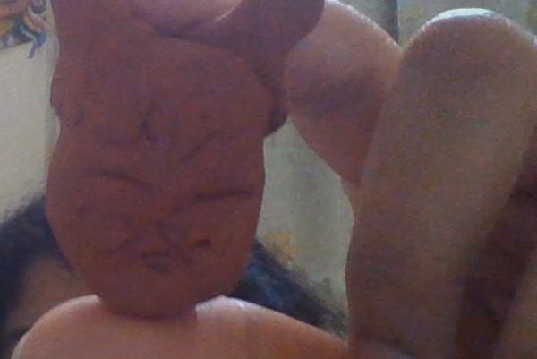 my  sister's ' clay cat '