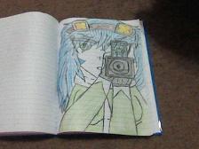 shes supposed to hold a shotgun but it looks like shes holding a camera im terrible at drawing anime