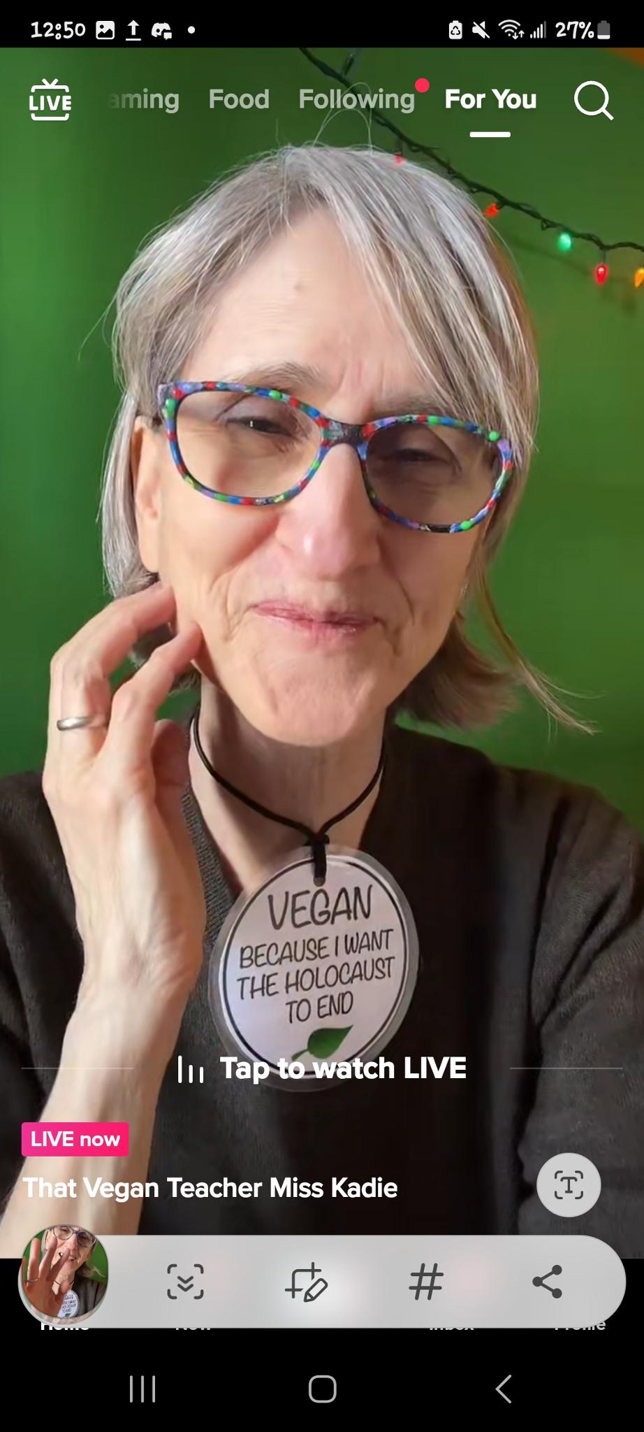 Why is the vegan teacher wearing collars now