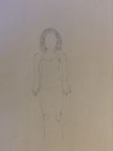 I am in the process of drawing a person