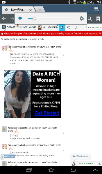 great I would love to date a rich woman I don't know at all!