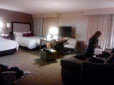 My hotel room/ suite!