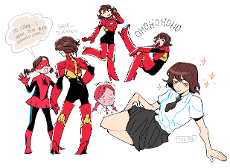 Genderbent Spidey and Ironman? Cringey? A little, but this is cute and funny