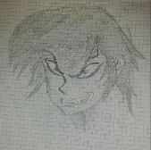 I got bored at school and drew Akira Fudo