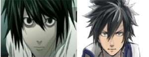 Has anyone else noticed that L from death note looks like Gray from Fairy Tail?