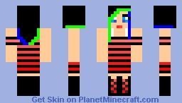 Look! I made a (really crappy) Minecraft Skin!